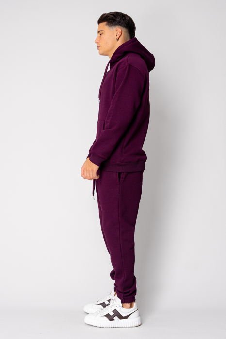 Set hanorac si pantalon Burgundy [3]
