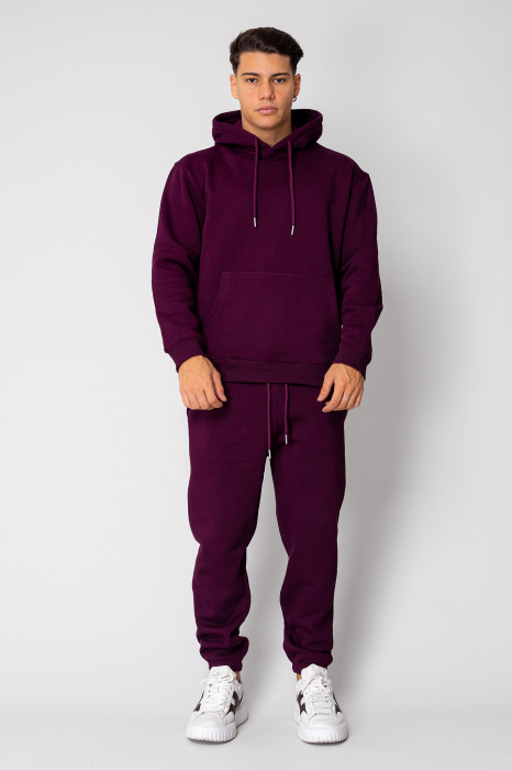 Set hanorac si pantalon Burgundy [2]