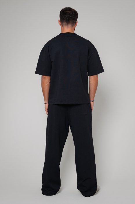 Set Huge Oversized T-shirt and long pants Black [3]
