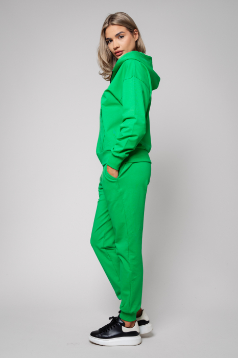 Set Hypera hanorac cu fermoar si pantalon Green [2]
