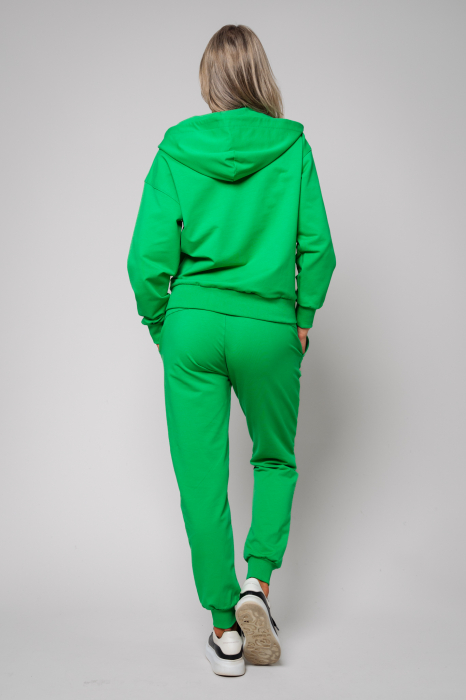 Set Hypera hanorac cu fermoar si pantalon Green [3]