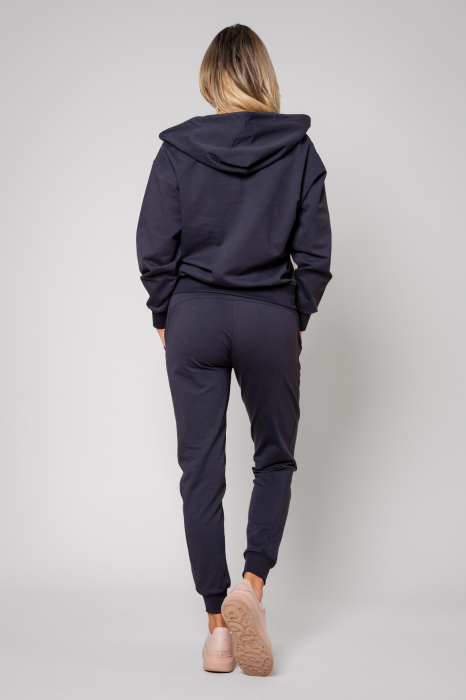Set HyperA hanorac cu fermoar si pantalon Grey Anthracite [4]