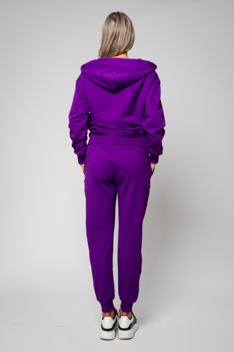 Set Hypera hanorac cu fermoar si pantalon Mauve [2]