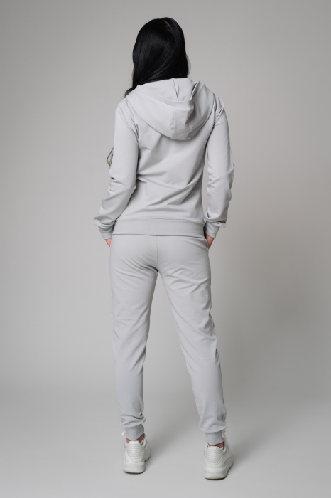 Set Hypera hanorac cu fermoar si pantalon Grey [3]
