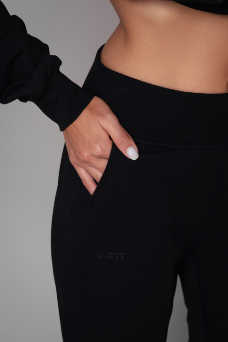 Set HyperA Hoodie with zip and Pants Black II [6]