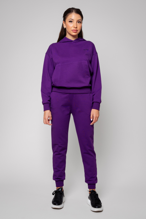 Set Hypera hanorac si pantalon Mauve [2]