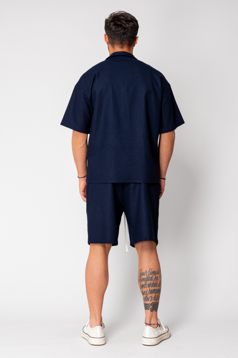 Island Mood shirt and short pants set Navy [4]