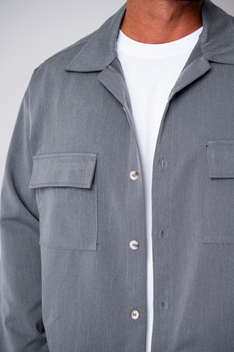Set Jacket with pockets and long trousers Grey Anthracite [5]