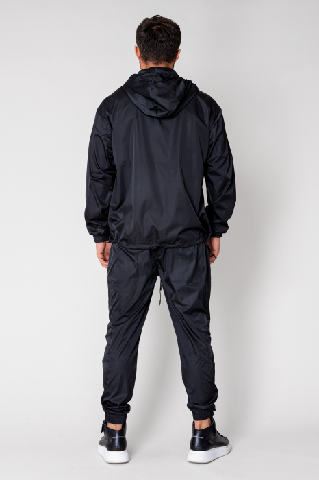 Set Windbreaker Jacket with zipper and long pants in  fass [3]