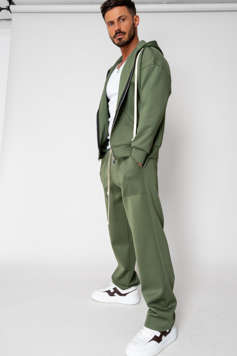 Set Loren Jacket with zipper and long pants Kaki [1]