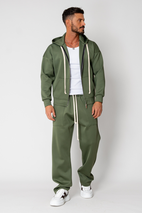 Set Loren Jacket with zipper and long pants Kaki [2]