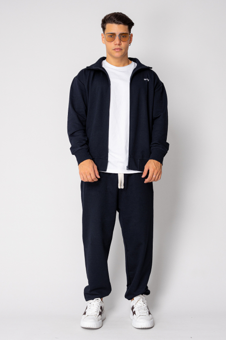 Set jacheta cu fermoar si pantalon Navy [2]