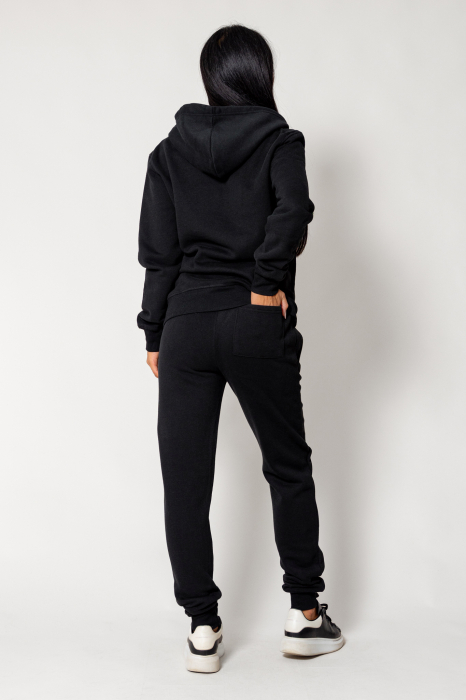 Set Winter hanorac cu fermoar si pantalon Black [3]