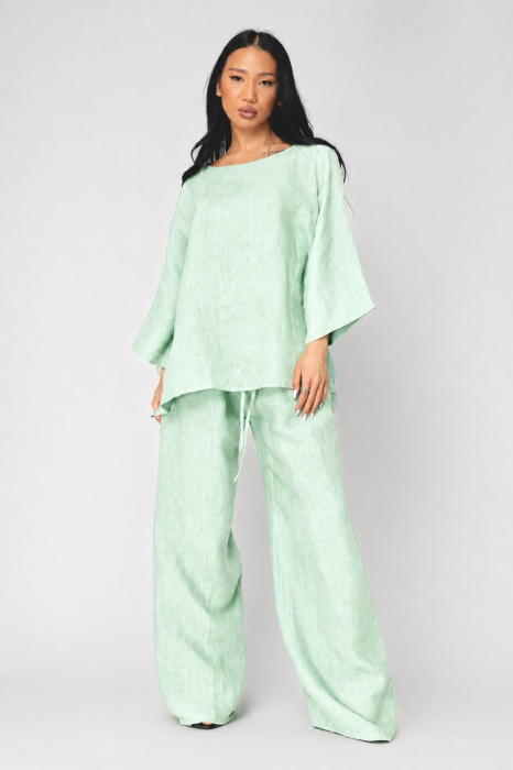 Set Kalie II Bluza si Pantalon lung 100% in Mint [4]