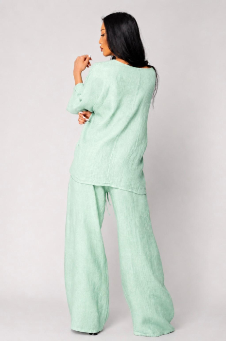 Set Kalie II Bluza si Pantalon lung 100% in Mint [3]