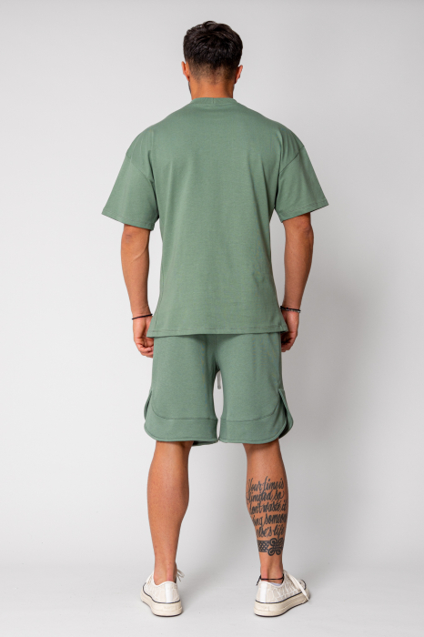 Set Kobe II T-Shirt and short pants Oversized Dark Olive [3]
