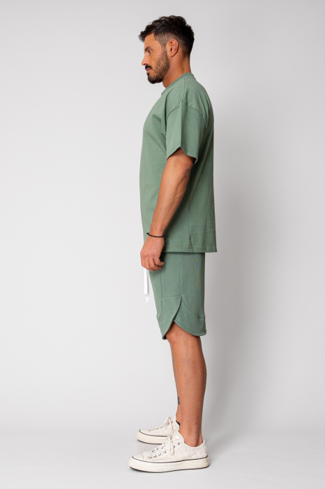 Set Kobe II T-Shirt and short pants Oversized Dark Olive [2]