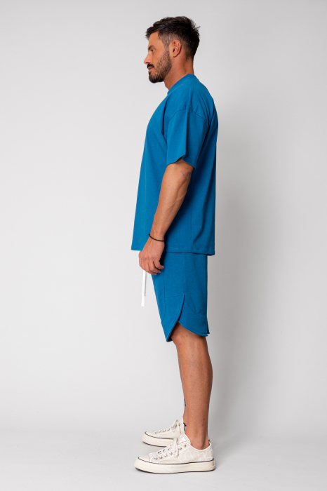 Set Kobe II T-Shirt and short pants Oversized Peacock Blue [3]