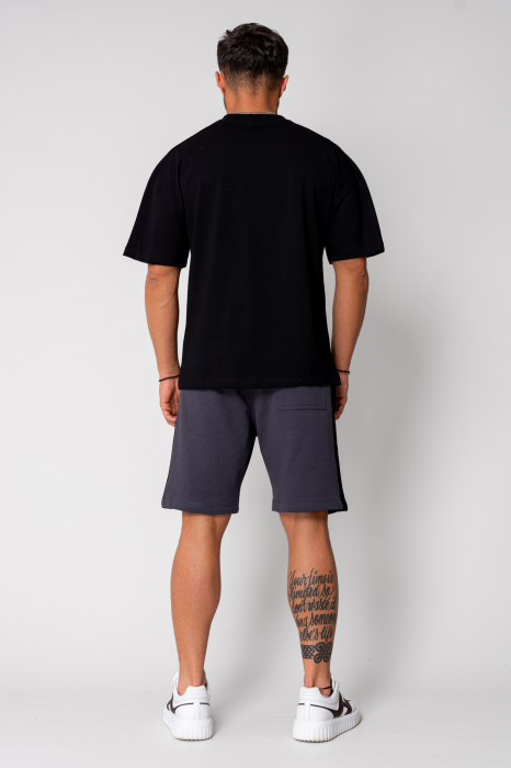Set LeClub T-Shirt oversized and short pants Duo Black [4]