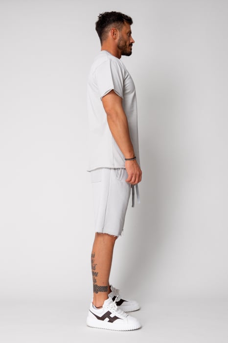 Set Axis tricou si pantalon scurt Grey [3]