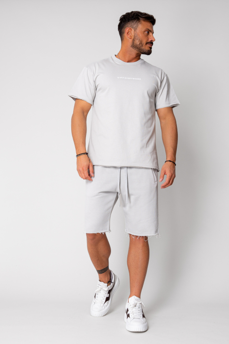 Set Axis tricou si pantalon scurt Grey [2]