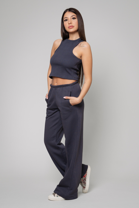 Lineea set long bustier and long trousers Grey Anthracite [2]