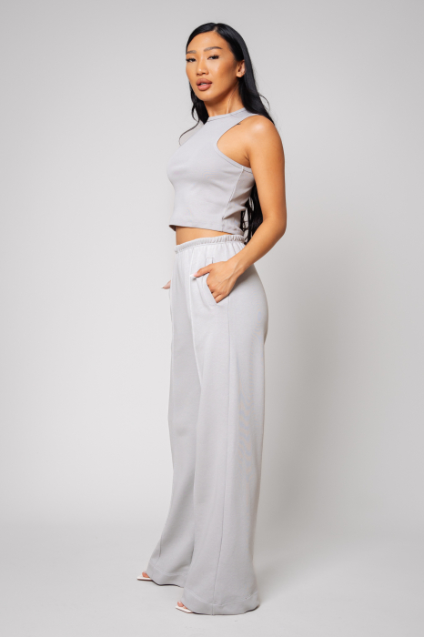 Lineea set long bustier and long trousers Grey [2]