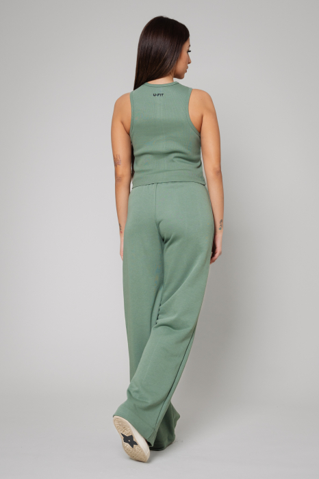 Lineea set long bustier and long trousers Dark Olive [3]