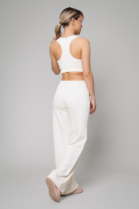 Lineea set short bustier and long trousers Off White [3]