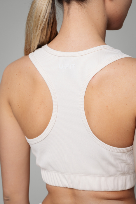 Lineea set short bustier and long trousers Off White [4]