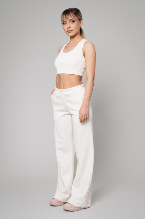 Lineea set short bustier and long trousers Off White [2]