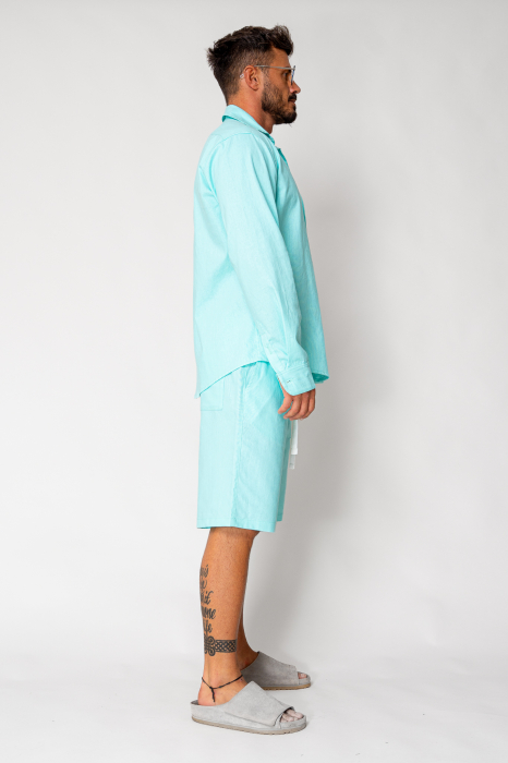 Set Lino shirt and short pants Mint New [3]