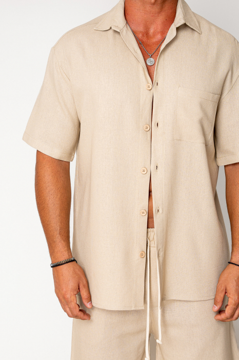 Set Lion shirt and short pants Beige [5]