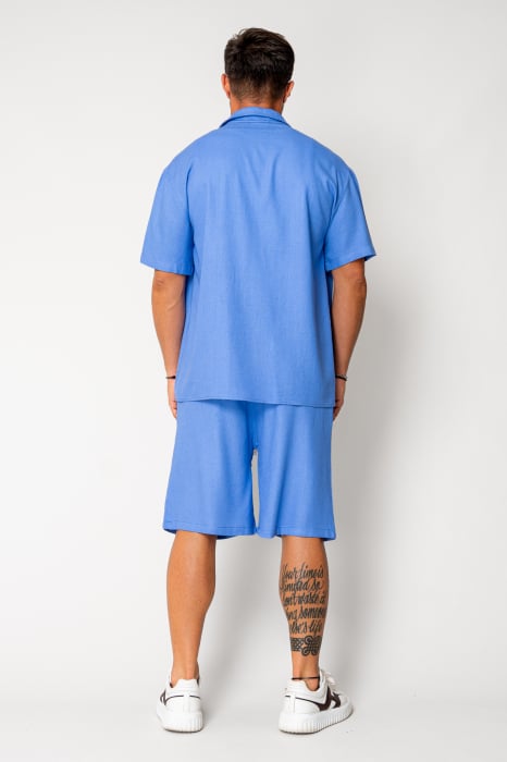 Set Lion shirt and short pants Blue [4]