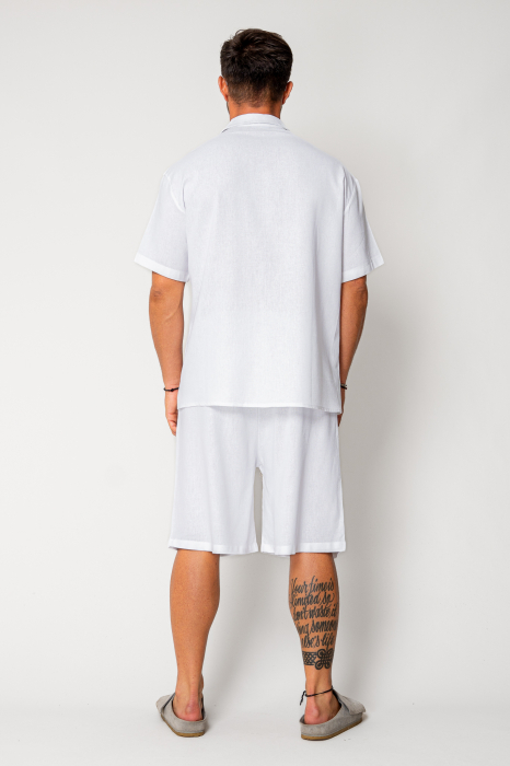 Set Lion shirt and short pants White [4]