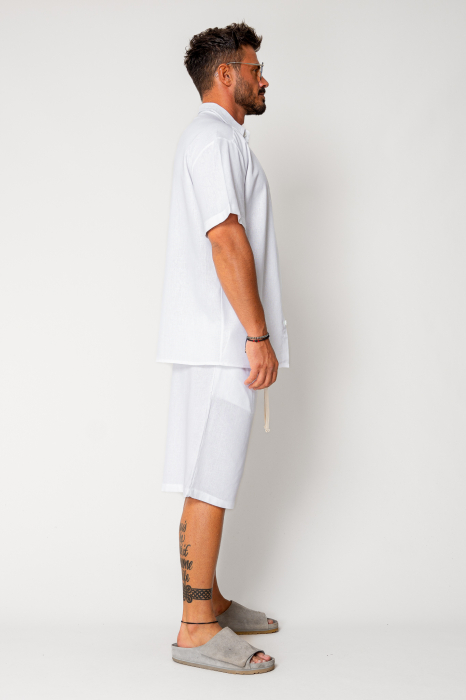 Set Lion shirt and short pants White [3]
