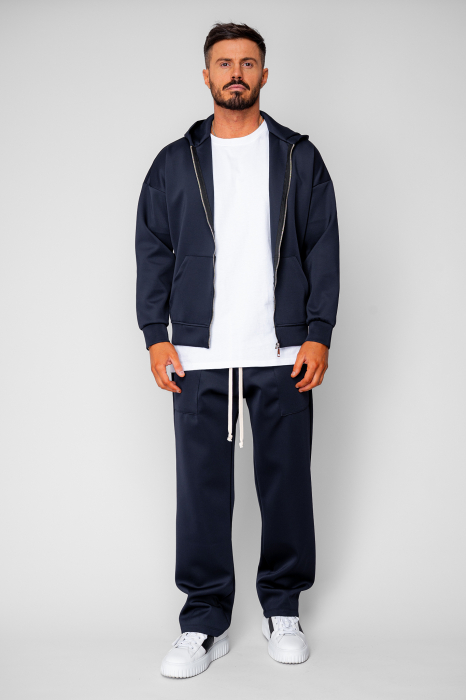 Set Loren Jacheta cu fermoar si Pantalon lung Navy [2]