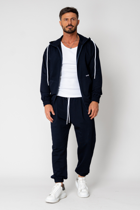 Set Neo Zip Hoody and Long Pants Navy [2]