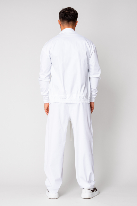 Set Medellin Zippered Jacket and Long Pants White [4]