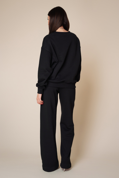 Set Mella bluza si pantalon Oversized Black [3]