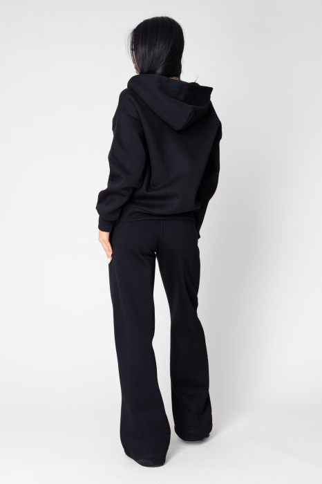 Set Mella Winter sweatshirt with zipper and Black long pants [3]