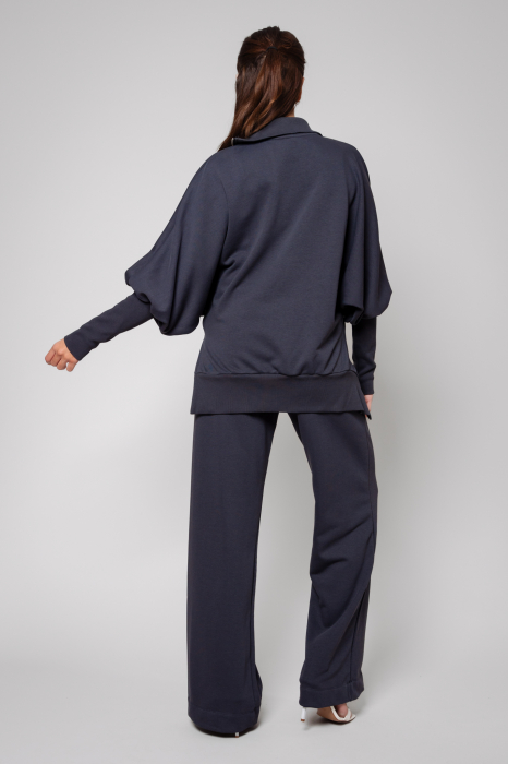 Set Mirou Jacheta cu fermoar si pantalon Grey Anthracite [3]