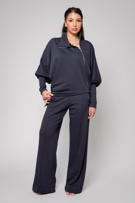 Set Mirou Jacheta cu fermoar si pantalon Grey Anthracite [4]