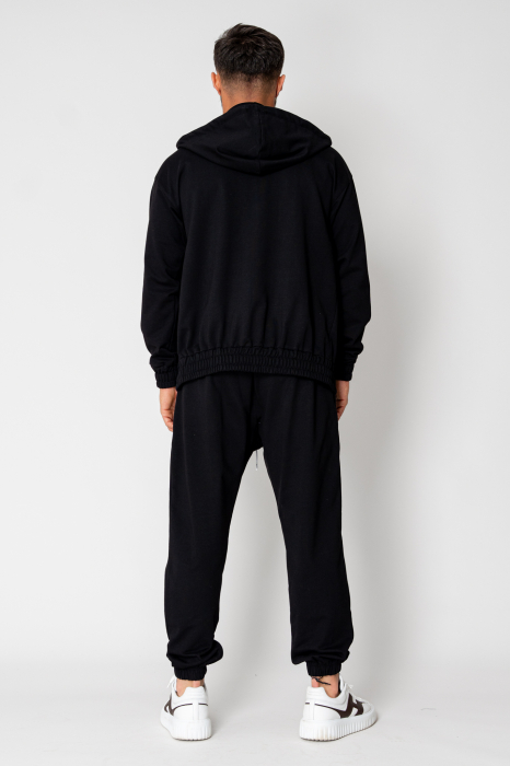 Set Neo Zip Hoody and Long Pants Black [4]
