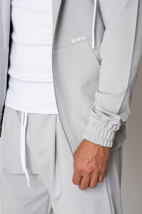 Set Neo Zip Hoody and Long Pants Grey [5]