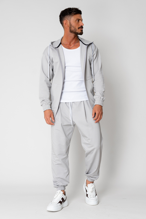 Set Neo Zip Hoody and Long Pants Grey [2]
