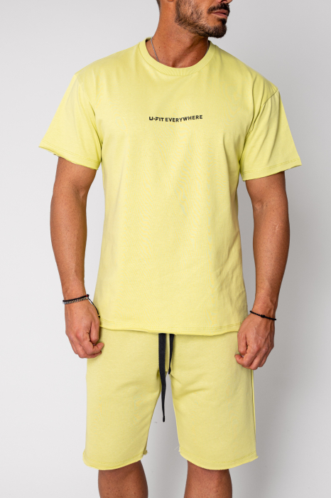 Set Axis T-Shirt and short pants  Lime Green [5]