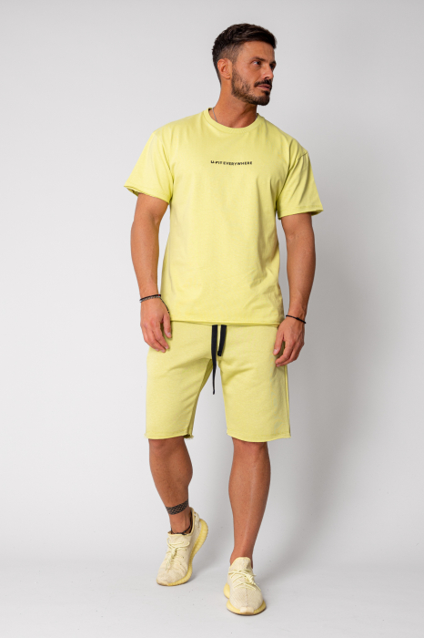 Set Axis T-Shirt and short pants  Lime Green [2]