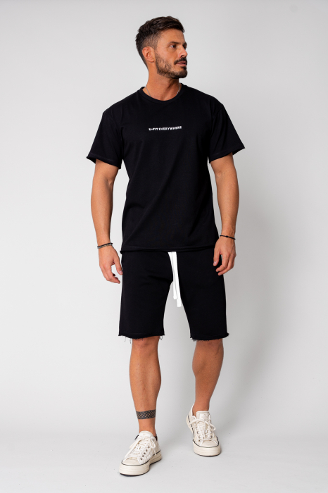 Set Axis tricou si pantalon scurt Black [2]