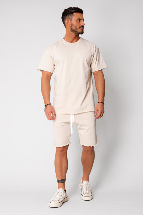 Set Axis T-Shirt and short pants  Light Beige [2]